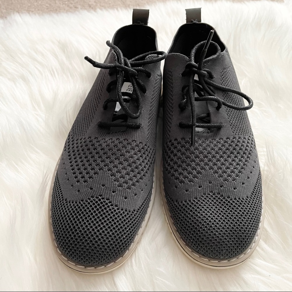 Steve Madden BMARK Grey Oxford Sneakers - Picture 3 of 5